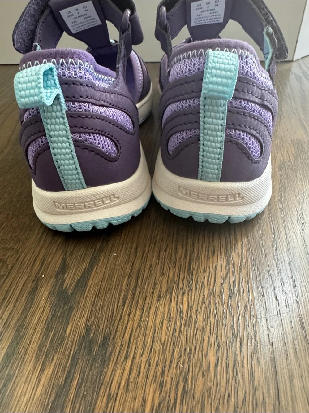 Merrell hydro lily closed toe water sandals girls size 3 new without tag